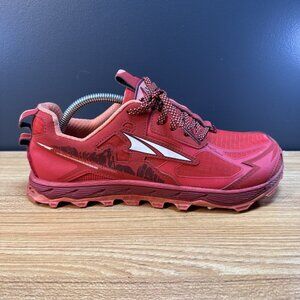 Altra Lone Peak 4.5 Red Sneakers Running Shoes ALOA4QTX603‎ Women’s Sz 10.5